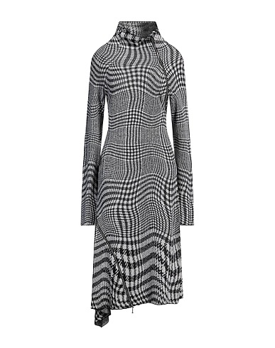 BURBERRY Midi dress White 61% Wool, 39% Viscose, Polyamide, Elastane