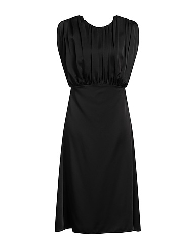 JIL SANDER Midi dress Black 74% Acetate, 26% Viscose
