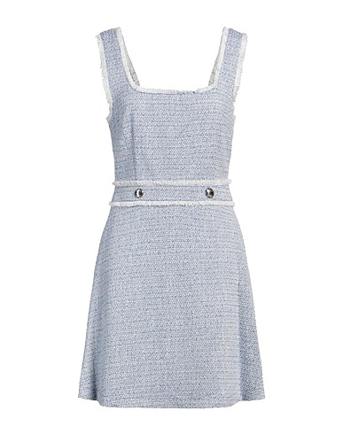 GAëLLE Paris Short dress Blue 49% Cotton, 23% Acrylic, 20% Polyester, 6% Other Fibres, 2% Metallic fiber