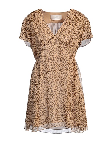 CELINE Short dress 100% Silk