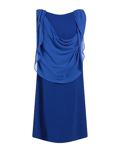 SARTORIA 74 Vestito midi Blu 79% Acetato, 21% Viscosa
