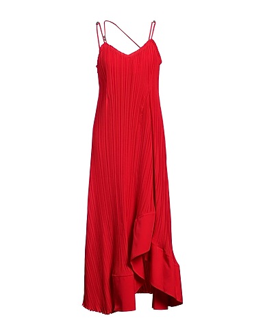 LANVIN Midi dress Red 100% Polyester, Rayon
