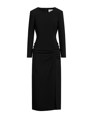 CAROLINA HERRERA Midi dress Black 92% Polyester, 8% Elastane
