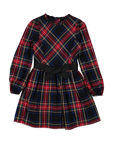 POLO RALPH LAUREN エレガントドレス LSFTFLREDRSS-DRESSES-OCCASION DRESS
 ブラック コットン 100%