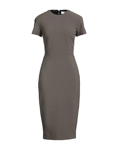 VICTORIA BECKHAM Midi dress 45% Polyester, 36% Virgin Wool, 16% Polyamide, 3% Elastane