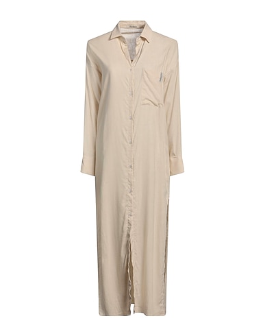 HINNOMINATE Shirt dress 55% Linen, 45% Viscose