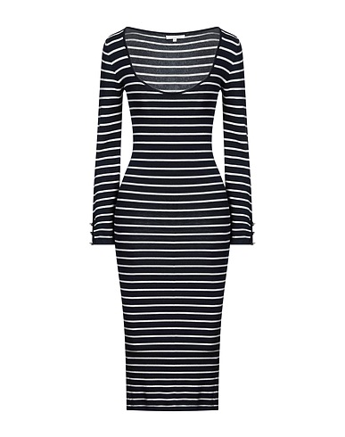 PATRIZIA PEPE Midi dress Midnight blue 98% Viscose, 2% Elastane