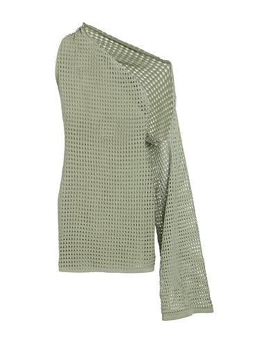 ART ESSAY Short dress VERDE SALVIA 100% Cotton