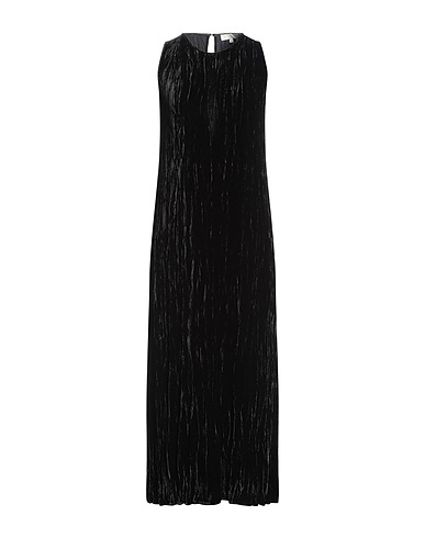 ANTONELLI Langes Kleid Schwarz 82% Viskose, 18% Seide