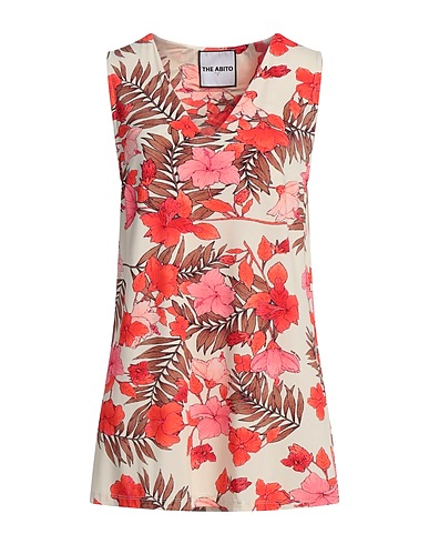 THE ABITO Milano Top Ivory 92% Viscose, 8% Elastane