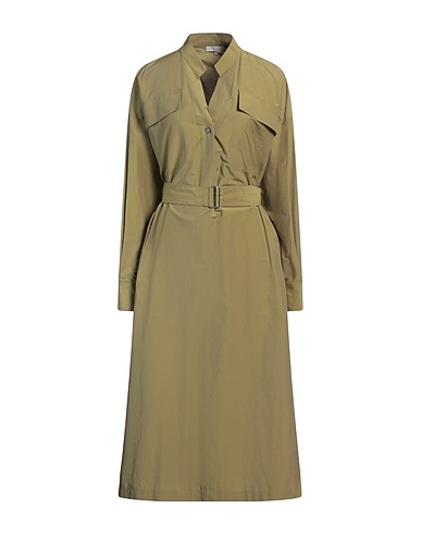 ANTONELLI Midi dress Military green 64% Cotton, 36% Polyester
