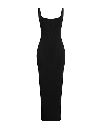 MAX&Co. Long dress Black 60% Cotton, 40% Viscose