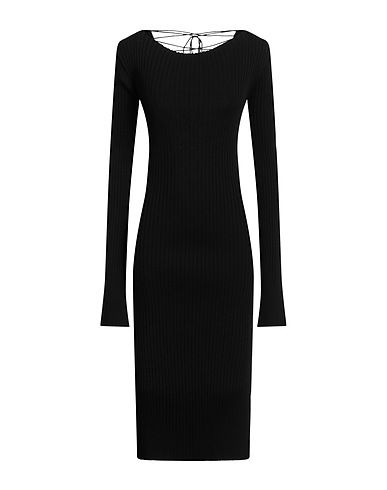 STELLA McCARTNEY Midi dress Black 83% Viscose, 17% Polyester