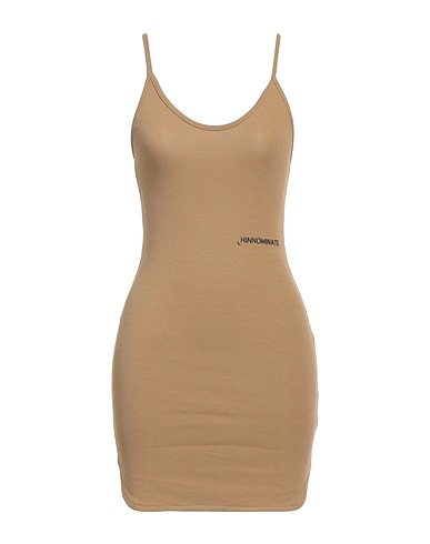 HINNOMINATE Kurzes Kleid Militärgrün 97% Baumwolle, 3% Elastan