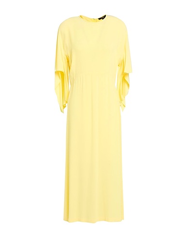 SEVENTY VENEZIA Midi-Kleid Gelb 100% Viskose