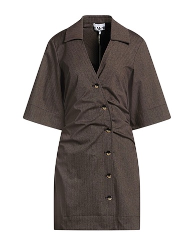 GANNI 미니 원피스 64% 재생 폴리에스터, 33% 비스코스, 3% 엘라스테인