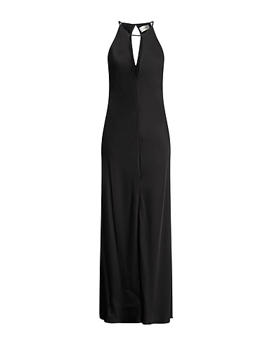 VICOLO Vestito lungo Nero 100% Viscosa