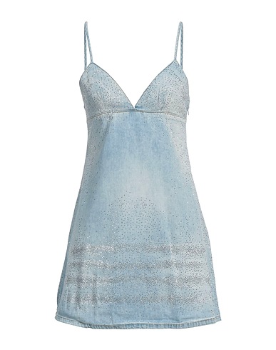 DIESEL Denim dress Blue 100% Cotton