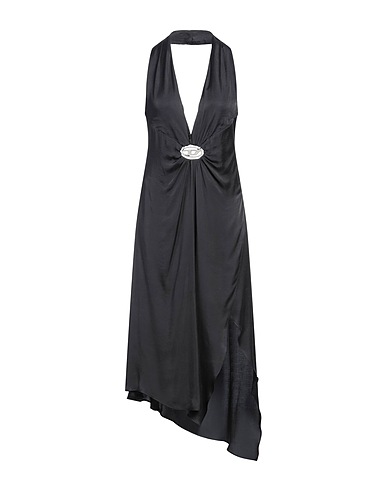 DIESEL Midi dress Charcoal 58% Cupro, 42% Modal