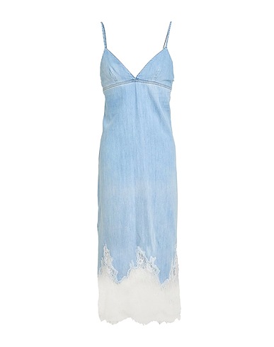 DIESEL Denim dress Blue 50% Cotton, 40% Lyocell, 10% Modal