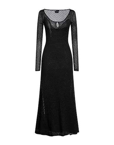 TOM FORD Long dress Black 57% Viscose, 28% Polyester, 15% Metallic fiber