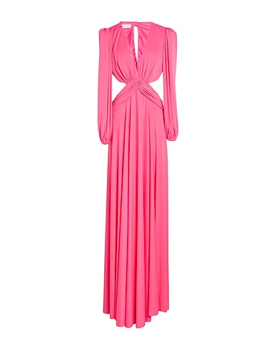 CARLA RUIZ Vestito lungo Rosa 94% Poliestere, 6% Elastan