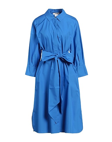 'S MAX MARA Midi dress Azure 100% Cotton