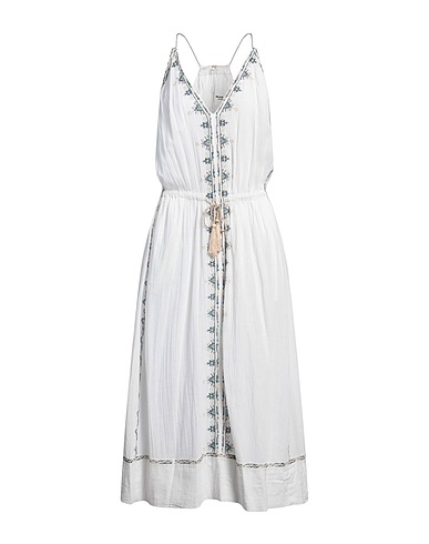 MARANT ÉTOILE Vestito lungo Bianco 100% Cotone organico