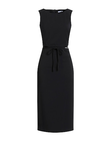 PATRIZIA PEPE Midi dress Black 97% Polyester, 3% Elastane