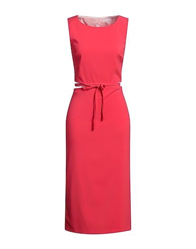 PATRIZIA PEPE Elegant dress Coral 97% Polyester, 3% Elastane