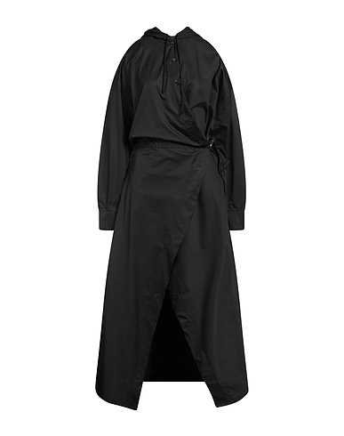 DIESEL Long dress Black 100% Cotton, Nylon, Elastane