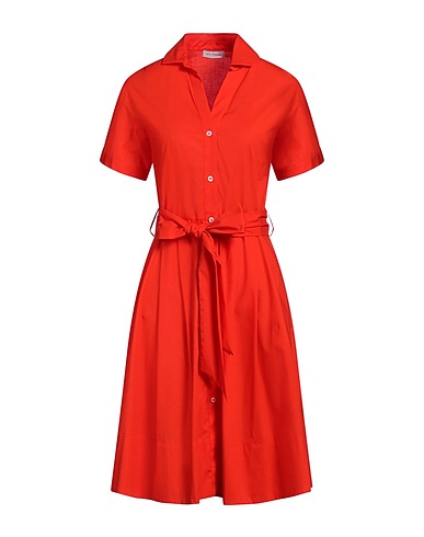 ROSSO35 Hemdkleid Tomatenrot 97% Baumwolle, 3% Elastan