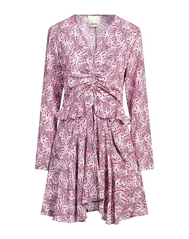 ISABEL MARANT Vestito corto Malva 91% Seta, 9% Elastan