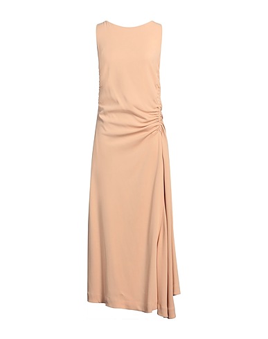KILTIE Long dress Sand 96% Viscose, 4% Elastane