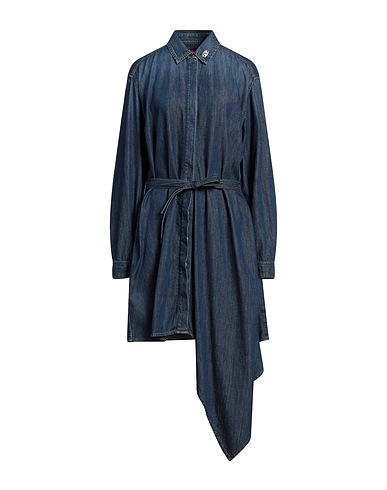 DIESEL Vestito chemisier Blu 50% Cotone, 40% Lyocell, 10% Modal