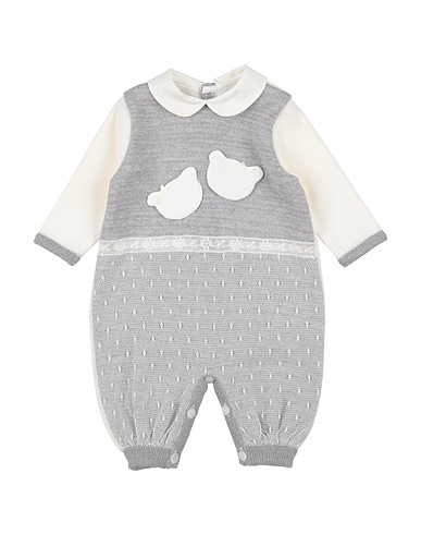 LADIA Baby jumpsuit  Grey 100% Wool