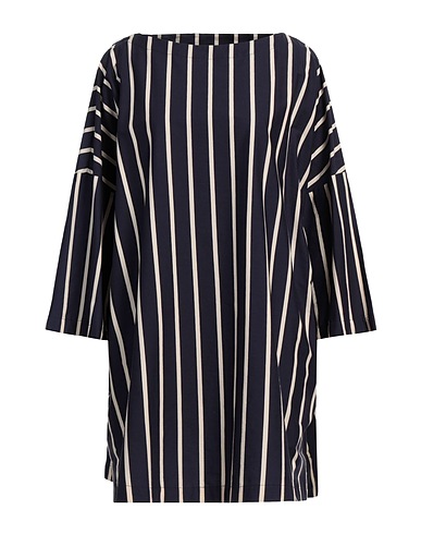 LIVIANA CONTI Short dress Navy 68% Cotton, 28% Polyamide, 4% Elastane