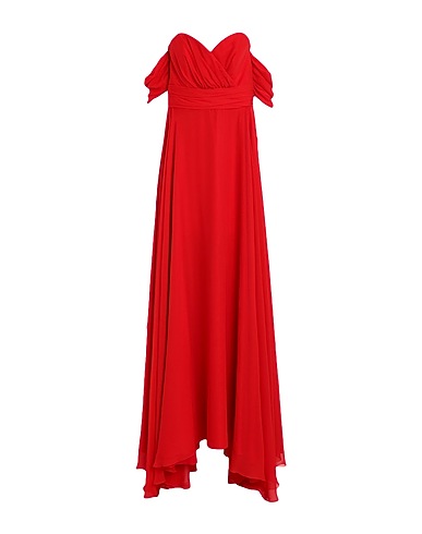 ATELIER LEGORA Vestito lungo Rosso 75% Poliammide, 25% Viscosa