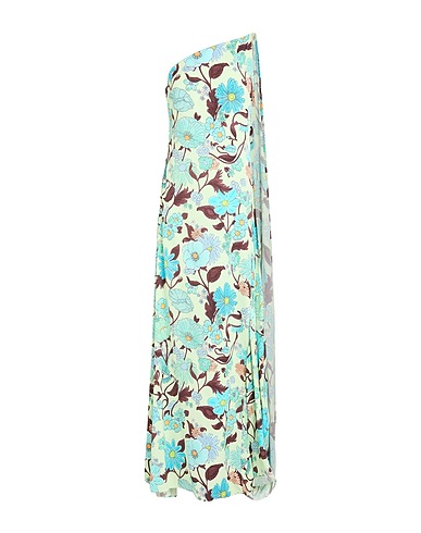 STELLA McCARTNEY Midi dress Light green 94% Viscose, 6% Elastane