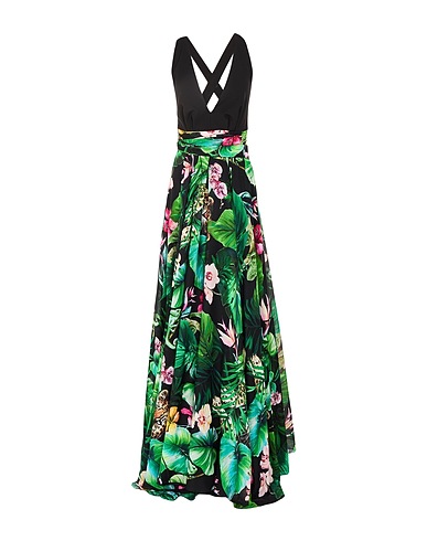 ATELIER LEGORA Long dress Black 40% Viscose, 40% Polyamide, 20% Elastane