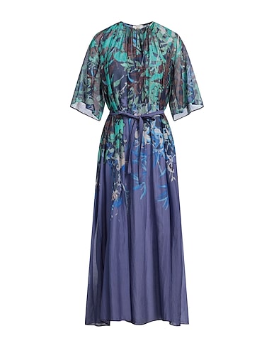 FORTE_FORTE Long dress Blue 100% Cupro