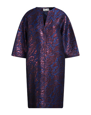 NATHALIE VLEESCHOUWER Short dress Blue 42% Acetate, 37% Viscose, 17% Polyester, 4% Other Fibres