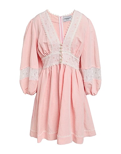 FORTE DEI MARMI COUTURE Vestito corto Rosa chiaro 55% Viscosa, 45% Lino
