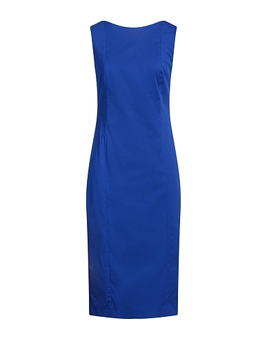 MAX MARA STUDIO Tubino Blu china 95% Cotone, 5% Elastan