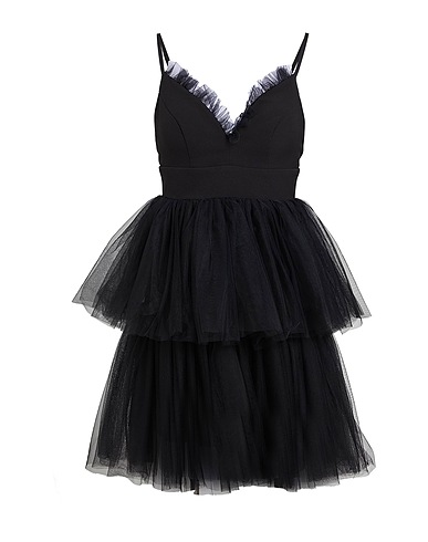 NO SECRETS Vestito corto Nero 100% Poliammide