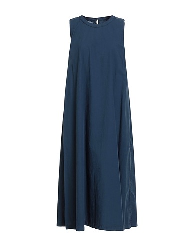 ALESSIA SANTI Midi dress Navy blue 100% Cotton