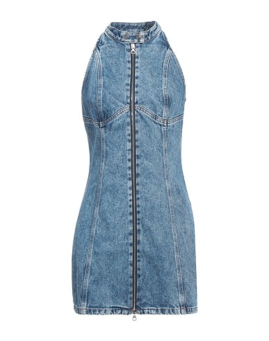 DIESEL Denim dress Blue 98% Cotton, 2% Elastane