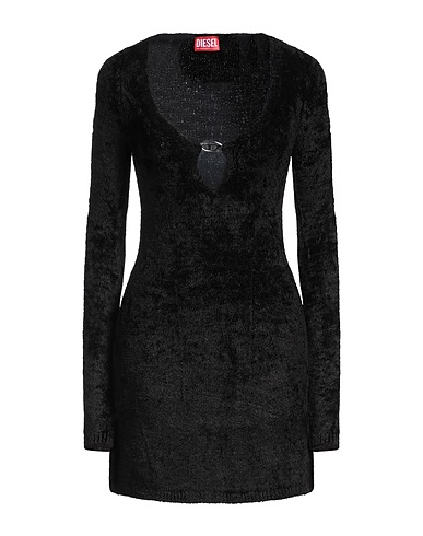 DIESEL Short dress Black 72% Rayon, 28% Nylon