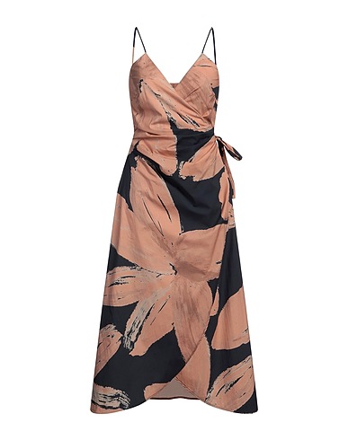 LIVIANA CONTI Midi dress Blush 68% Cotton, 28% Polyamide, 4% Elastane