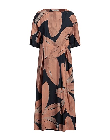 LIVIANA CONTI Vestito midi Cipria 68% Cotone, 28% Poliammide, 4% Elastan